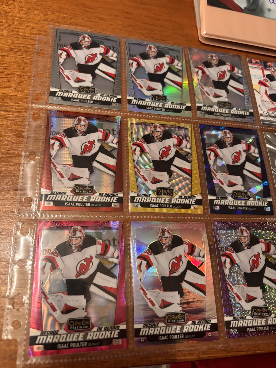 guywthebigstick's tweet photo. Updated Poulter collection post. All the ones I still need are 18363939364920137 dollars which is devastating. My Isaac cards live in my Isaac binder. Isn’t life beautiful https://t.co/xWRkZiGqtZ