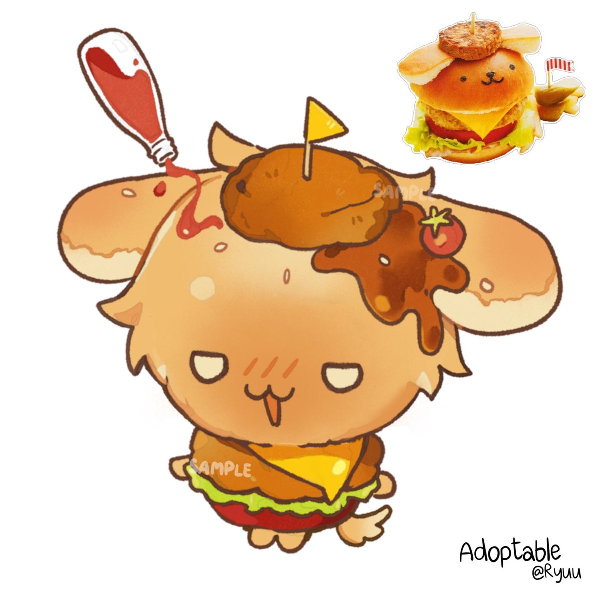 ryuukrub's tweet photo. Adoptable #88 🍔🐶
https://t.co/OvhkmsHyUF

#vgen https://t.co/TzpPQvy1hj