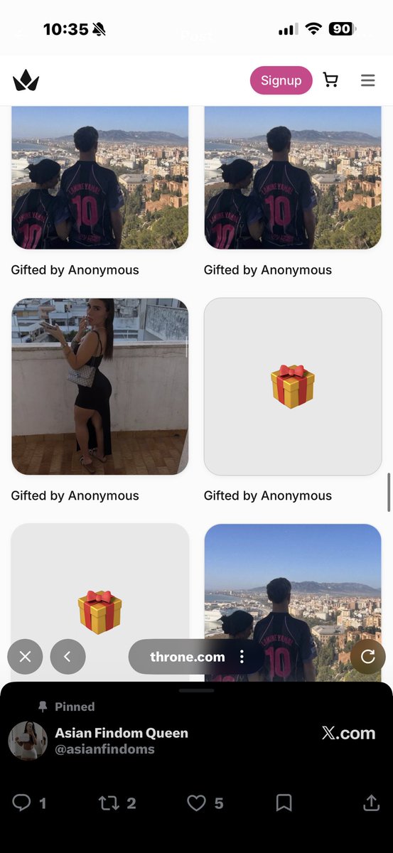 stopthefakes33's tweet photo. @asianfindoms is a fake account of sua lee on insta. because the catfished used someone else’s face for their throne pictures! nice catfish!!! literally made an AI verification picture Lmao!!!! https://t.co/8VlAuJh7vg