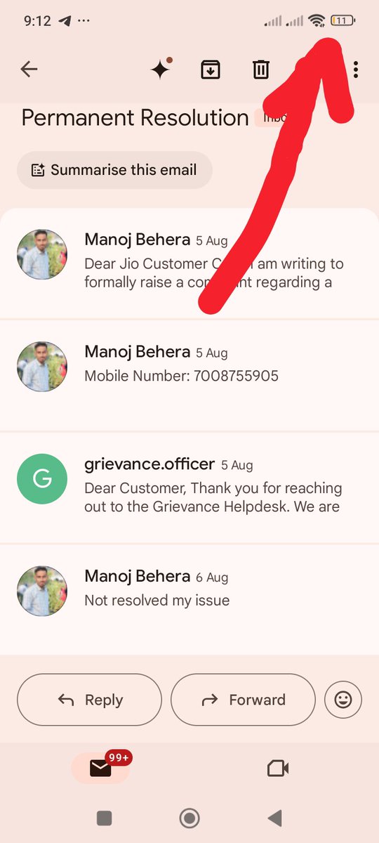 ManojBe65823090's tweet photo. @JioCare See the screenshot of your network strength and already dm from yesterday https://t.co/FxZimWgnb1