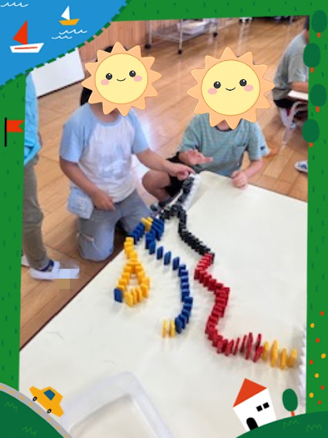 asakashakyo's tweet photo. ★朝志ヶ丘放課後児童クラブからのお知らせ★
夏休みが始まり、３週間が経過しようとしています。
暑さの関係でお部屋遊びが多いですが、楽しく遊んでいます。そして、子どもたちの発想力には毎回驚かれます😳 https://t.co/qxgBNd07My
