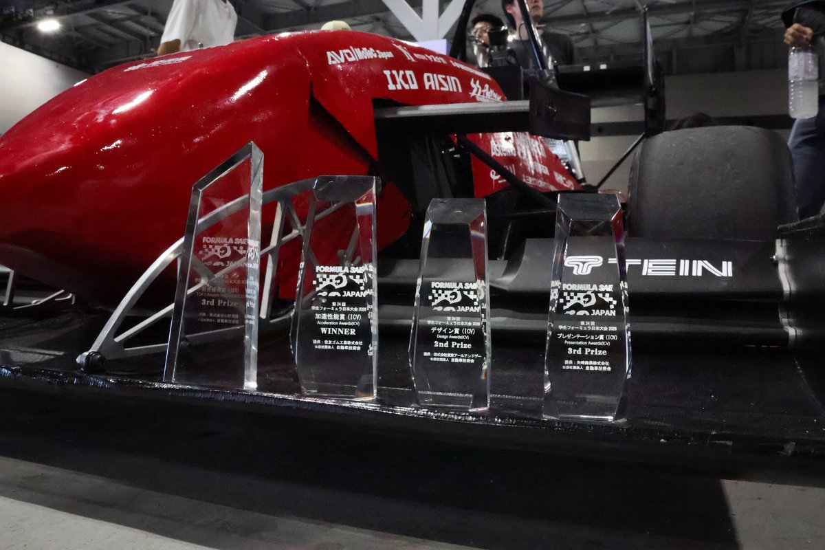 kitformula's tweet photo. 2026大会の結果は総合3位でした!
そして、アクセラ日本レコードの更新、全ての静的種目でトップ10入りなど、多くの快挙を成し遂げ、九州勢の強さを証明できたと思います!
改めて、スポンサーの皆様、応援してくださった皆様、ありがとうございました!
#学生フォーミュラ https://t.co/a4eXUWoJ55