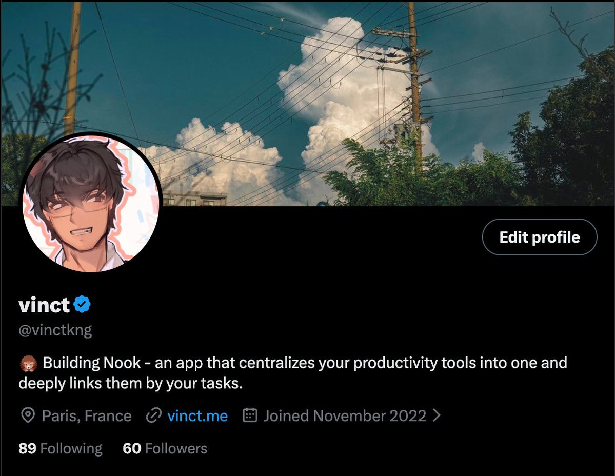 vinctkng's tweet photo. Just crossed 50 followers! 🎉

It might not seem like much, but I'm genuinely proud of this milestone.
It's the first time I've reached 50 followers on X.

Thank you to everyone who's been following along. ❤️ https://t.co/jsuQHs3tPA