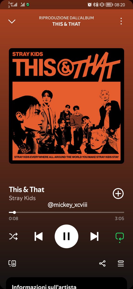 mickey_xcviii's tweet photo. Let's goooo 🔥🔥 
#StrayKids #스트레이키즈 #THIS_AND_THAT #This_and_That_BurningTime
#spotify https://t.co/VjNr7pJwNu