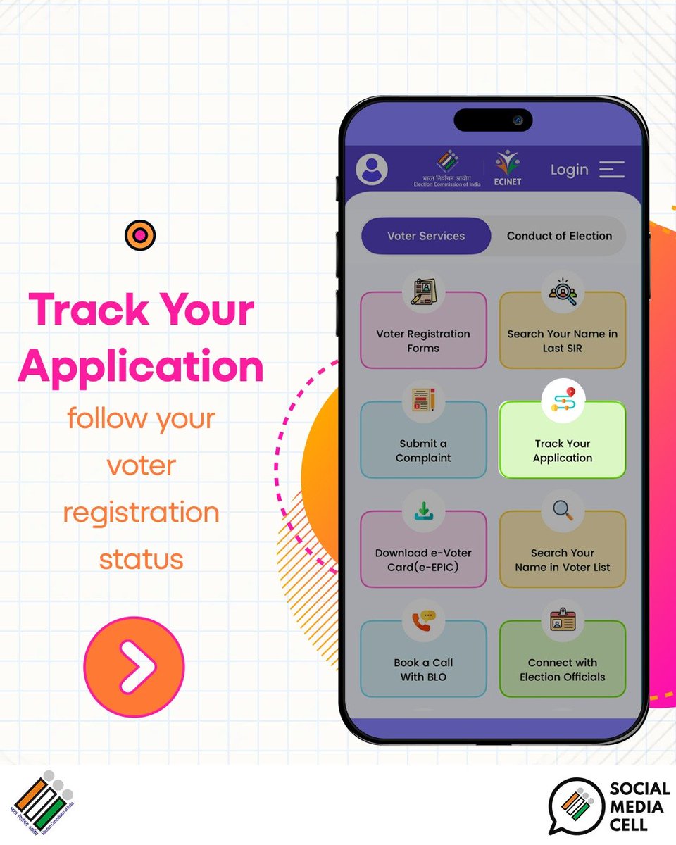 ECISVEEP's tweet photo. Your one-stop election companion!

#ECINET brings it all together in one official ECI platform.

#ECI #ECIInitiatives 

2/2 https://t.co/vzZmXLmCPl