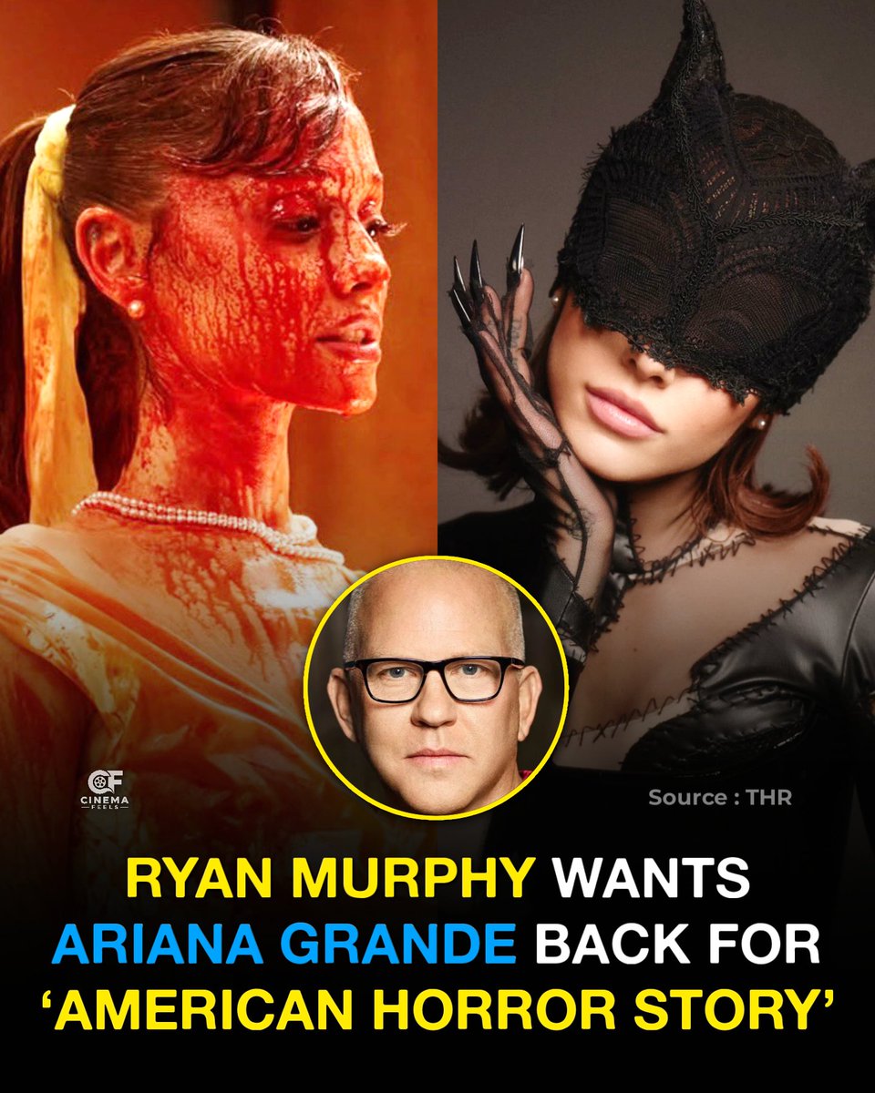 FeelsCinema's tweet photo. Ariana Grande could return to ‘American Horror Story’ in a future season.

Ryan Murphy reveals that Grande’s exit from Season 13 was due to a scheduling conflict with her tour. He says he may bring her role back when she’s available.

“I will always work with her.”

Source : THR https://t.co/EOr58PQzMa