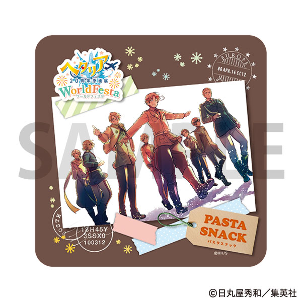 hetalia20thEX's tweet photo. 【#ヘタリア原画展 グッズ紹介】
 ◆A5クリアファイル(全13種)
 描きおろしイラストを使用！
 チケットなど大切なものの保管にもぴったりです🎫
 各495円
 
 ◆トラベルステッカー(全8種)
 ミニキャラを使用したレトロなデザインがかわいいトラベルステッカー✈️
 スーツケースなどに貼ってお楽しみください 
 各660円
 
 ◆ランダムクリアカード（全8種）
 コミックスのカバーイラストを贅沢に使用したクリアカード✨
 単品：385円／BOX：3,080円（ブラインド仕様）
 
 ◆パスタスナック缶
 お土産におすすめ！
カリカリ食感がたまらないパスタスナックが、特製デザイン缶入りで登場です🍝
 1,760円
 
 グッズの詳細はこちらから！
 https://t.co/WysrB0b9L1
 (3/3)
 
 #HetaliaWorldFesta