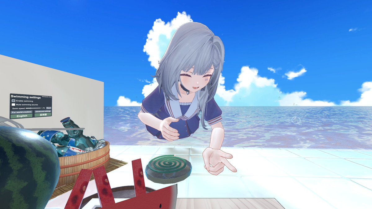 nlrqz_'s tweet photo. 夏を感じる #vrchat https://t.co/w6fVnuox9N