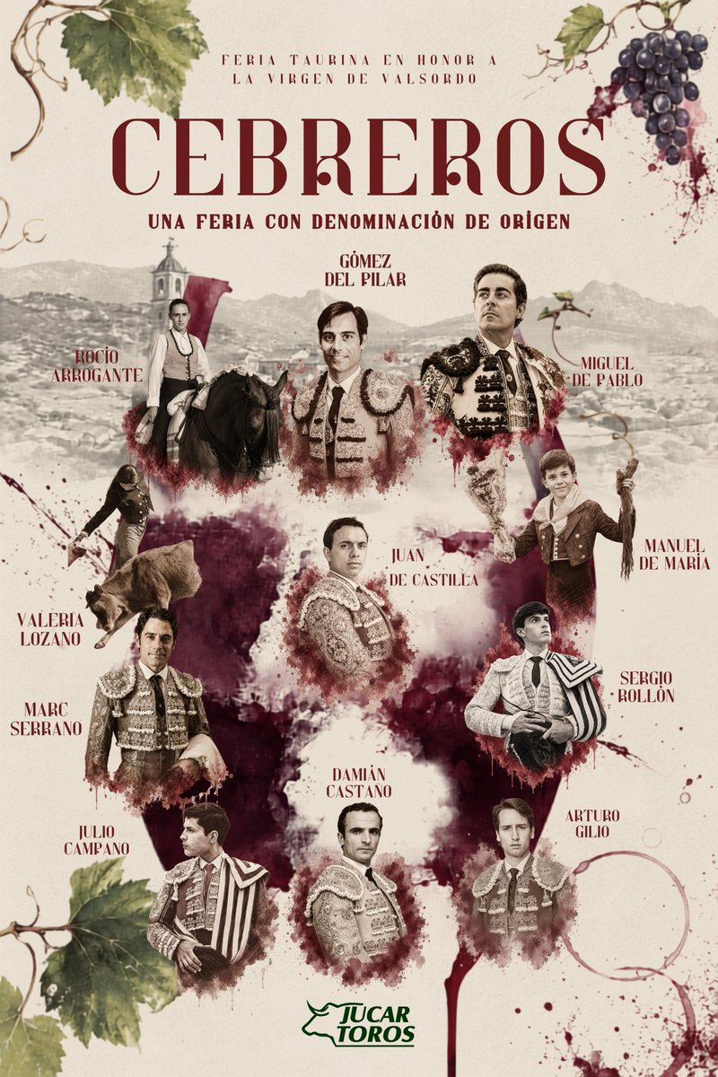 jucartoros's tweet photo. 🍇 ¡Cebreros, una feria con denominación de origen!

Os esperamos, del 14 al 17 de agosto, en Cebreros. https://t.co/fVKT8wH9VY