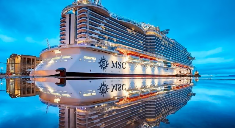 BusInsiderSSA's tweet photo. World’s largest shipping Company, The Mediterranean Shipping Company (MSC) has launched a weekly shipping service to Nigeria's🇳🇬 Lekki Port.

The service uses a feeder system, routing cargo through Lomé, Togo🇹🇬 before reaching Nigerian🇳🇬 ports like Lekki, Apapa, and Tin Can.

This move offers Nigerian🇳🇬 importers and exporters more reliable and frequent access to global markets.

Lekki Port, Nigeria’s🇳🇬 deepest, aims to become a major trade hub for the West African region
