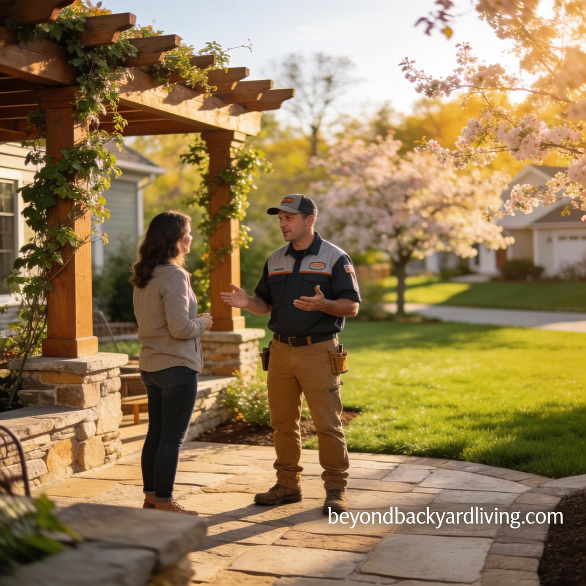 BeyondBackyardL's tweet photo. Extend your outdoor enjoyment in Spring Hill, FL, year-round! ☀️ Integrated heating solutions like patio heaters or outdoor fireplaces turn cooler evenings into perfect hosting opportunities. ✨ What feature would you love to use longer? #OutdoorLiving #SpringHillFL

(238... https://t.co/jEC37nVz6m