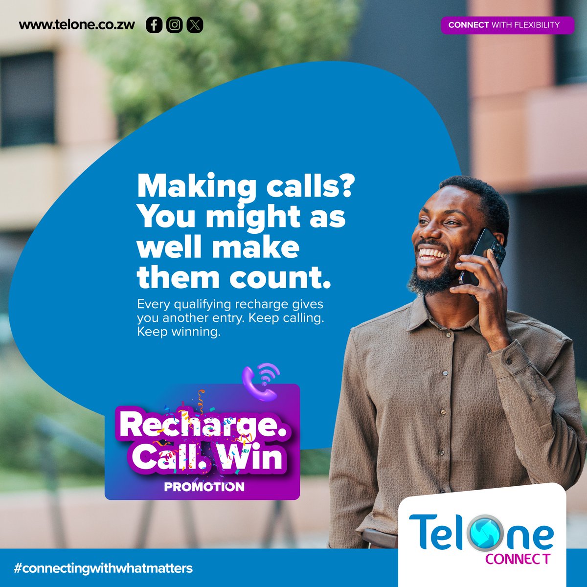 TelOneZW's tweet photo. Don't just talk—get rewarded for it! 🙌📱
Keep your TelOne Connect account active and let every call bring you closer to extra vouchers.
#RechargeCallWin
#ConnectingWithWhatMatters https://t.co/Judi6SUye7