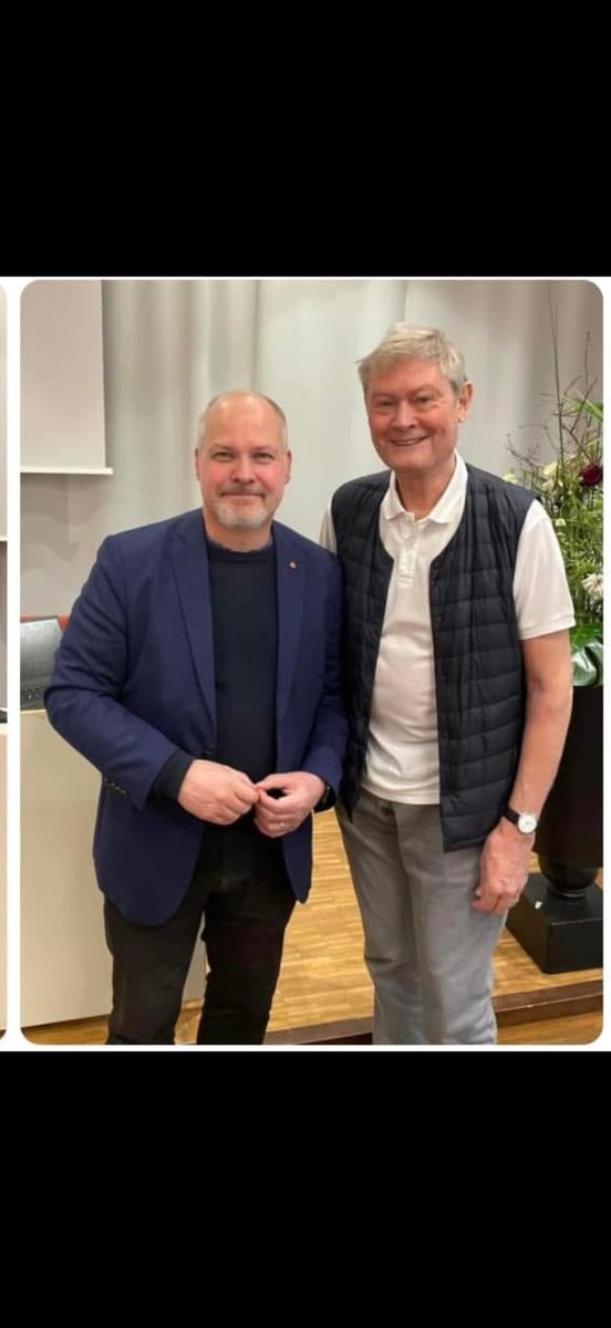 drdanielschatz's tweet photo. Redan 2021 rapporterade medier om socialdemokraten Stuart Wards grova antisemitism. Han hade då bland annat beskrivit Israel som en “arisk stat” och hävdat att Förintelsen “hålls vid liv artificiellt”. I går avslöjades att han nyligen kallat israeler för “nazistjudar” och andra grovheter. 

Trots att detta varit offentligt i flera år – rapporterat i medier och öppet publicerat på hans egna sociala medier – har han fotograferats när han minglar med Socialdemokraternas absoluta toppskikt. Och nominerats till politiska uppdrag. 

Hur är det möjligt? Var det ingen som reagerade, eller valde man att blunda? 

Och hur kunde samma Stuart Ward vara VD för Polarpriset under många år och  arbeta på svenska ambassaden i Bangkok?