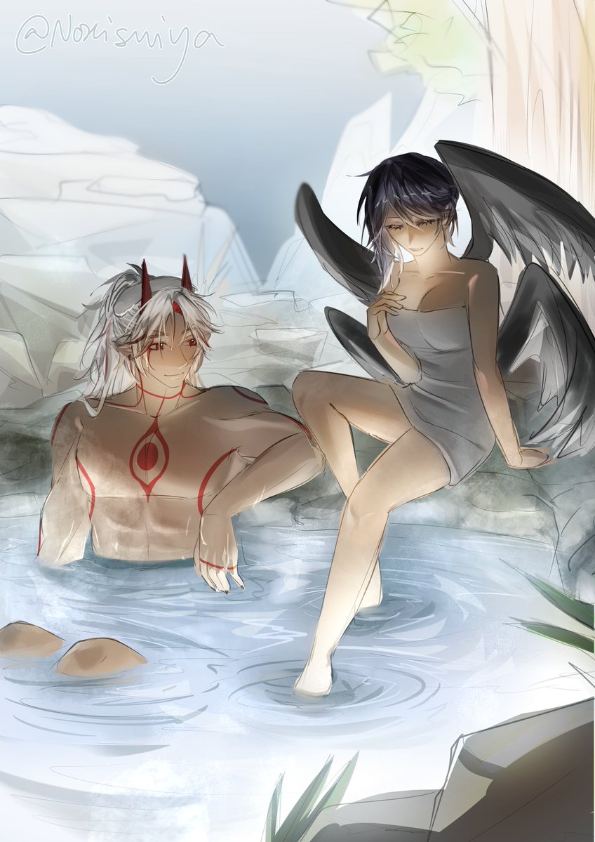 Noxismiya's tweet photo. #ittosara  #ittosaraweek2026

Onsen https://t.co/qCOWxq3A8r