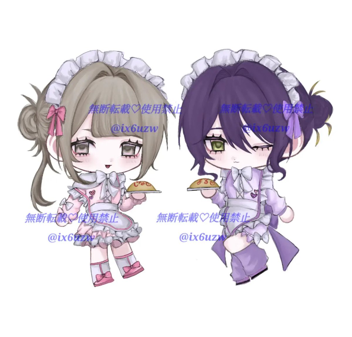 ix6uzw's tweet photo. @miria_noa1026 初めまして、黒姫と申します♡
1枚絵 5500円(商用利用込み)
SD 3000円(〃)
お支払い方法 PayPay(マネラ可)
でお描き出来ればと思います＞＜♡🎀
等身はサンプル不足の為絵柄参考程となりますがお目に留まりましたら是非> ̫ <♡ https://t.co/L5IHFJ3Md9