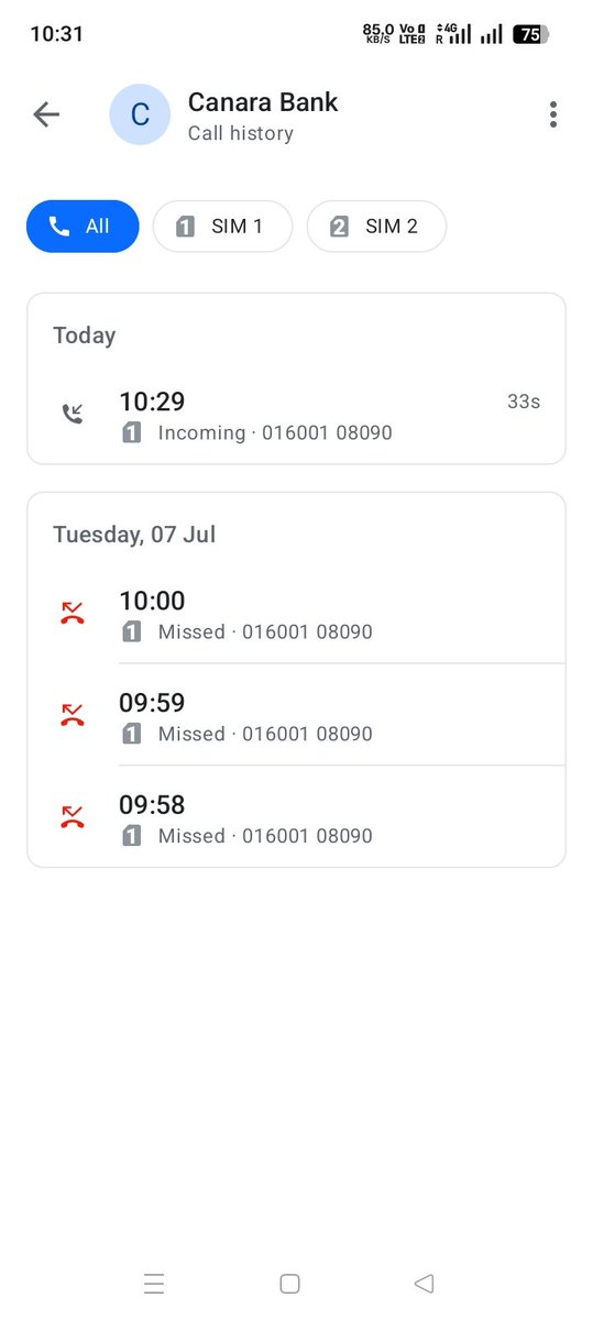 tgkum1982's tweet photo. @canarabank 
Please check below mentioned it is your number.
Myself attend the call and start recording diallers side going to silence.
Please take necessary action before suffered some one https://t.co/XLbTKYIthL