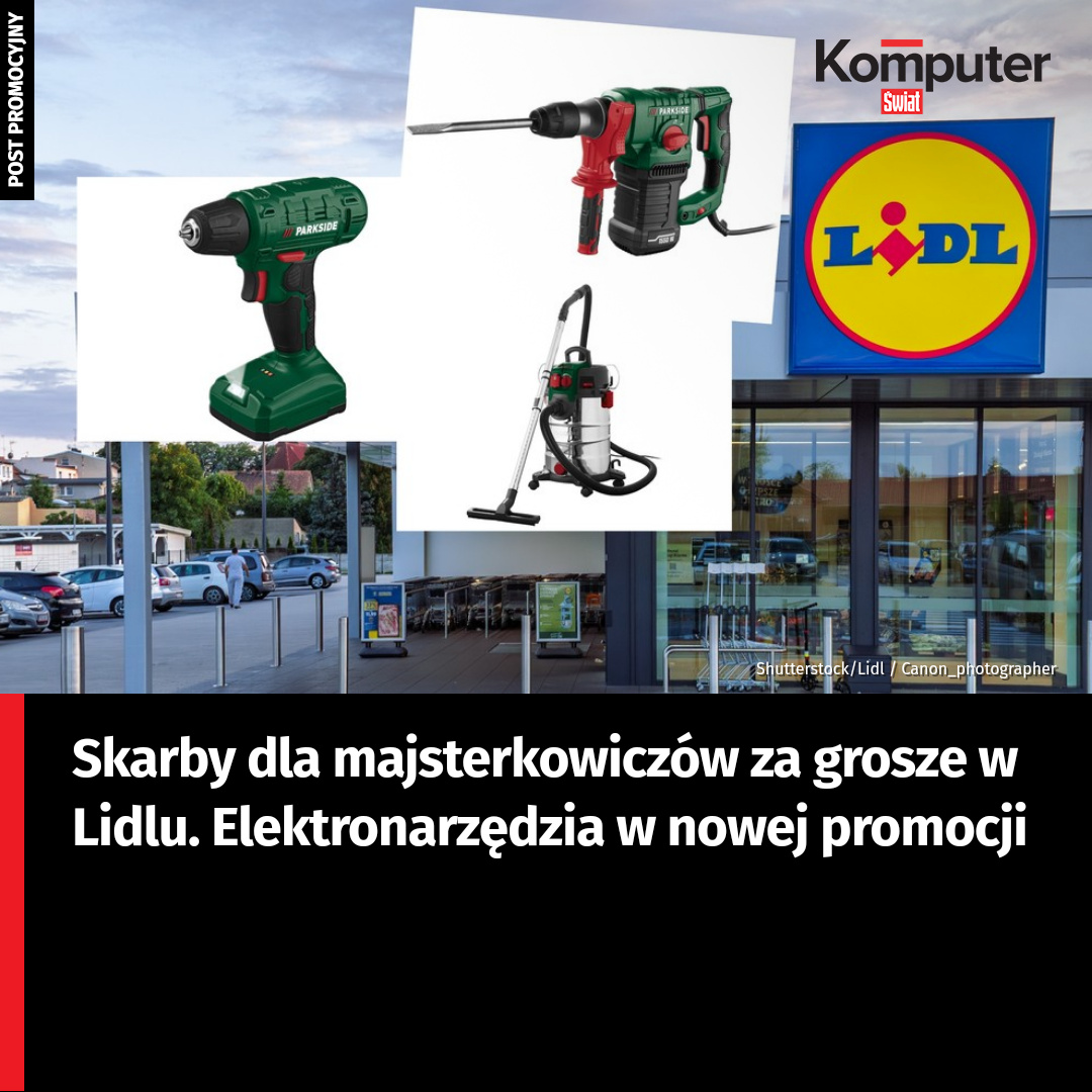 komputer__swiat's tweet photo. Lidl szykuje na weekend nową ofertę dla domowego warsztatu. W sklepach pojawią się urządzenia do cięższych i precyzyjnych prac. 👉 https://t.co/vJuLvRUzgo #komputerswiatdom #lidl #lidlsklepy #elektronarzedzia https://t.co/hQbGIjFgCW
