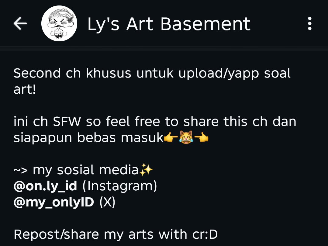 my_onlyID's tweet photo. Hi moots artist indo, adakah yg mau mutuals saling follow saluran? Yuk aku nerima sfw dan nsfw~✨:3
#artmoots https://t.co/wF4V8pqjBv