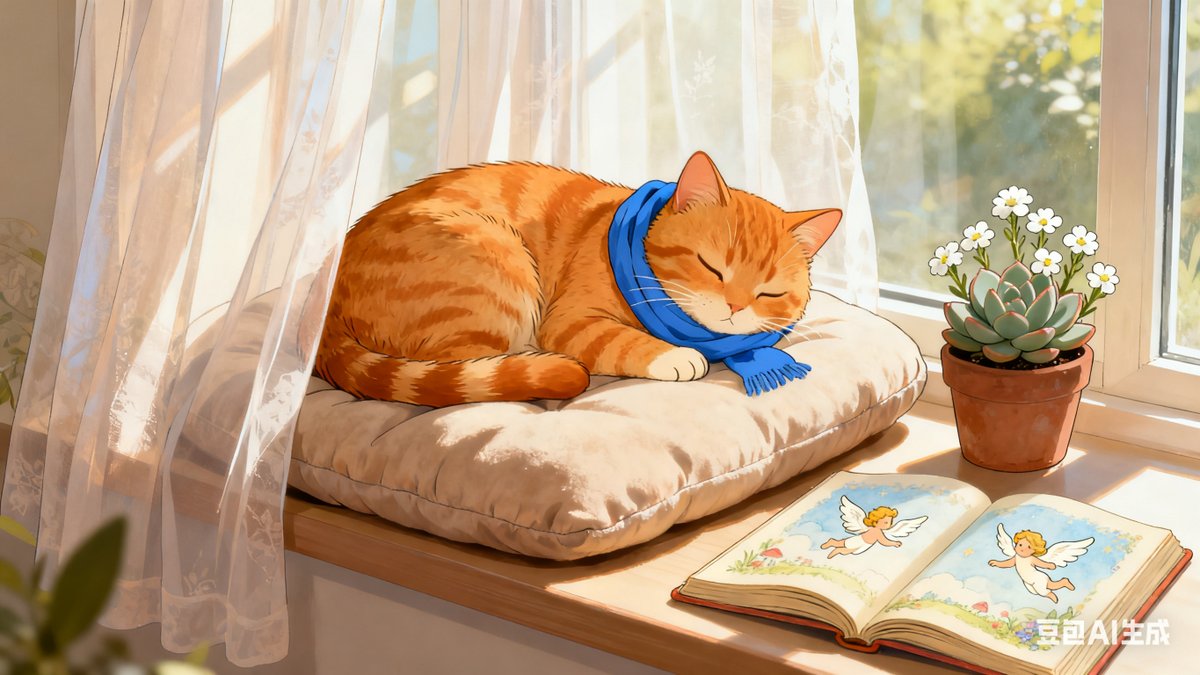 jay_lou94088's tweet photo. [Cozy Saturday morning: warm latte in hand, cat napping on the windowsill, and a good book open. This is the little peace I need.  #HomeVibes]， https://t.co/AbrMTB9XZe
