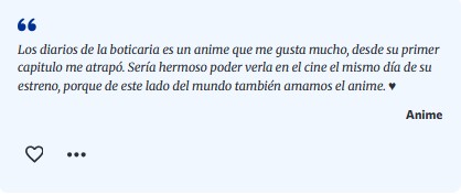 Hitorigoto_Revo's tweet photo. Comentarios de amor para Los diarios de la boticaria y su autora Natsu Hyuga #2:
『薬屋のひとりごと』は私がとても大好きなアニメで、第1話から心を掴まれました。公開初日に映画館で観られたらどんなに素敵だろうと思います。だって、世界のこちら側でも私たちはアニメを愛しているから。♥ https://t.co/ATHZIQXW0Y