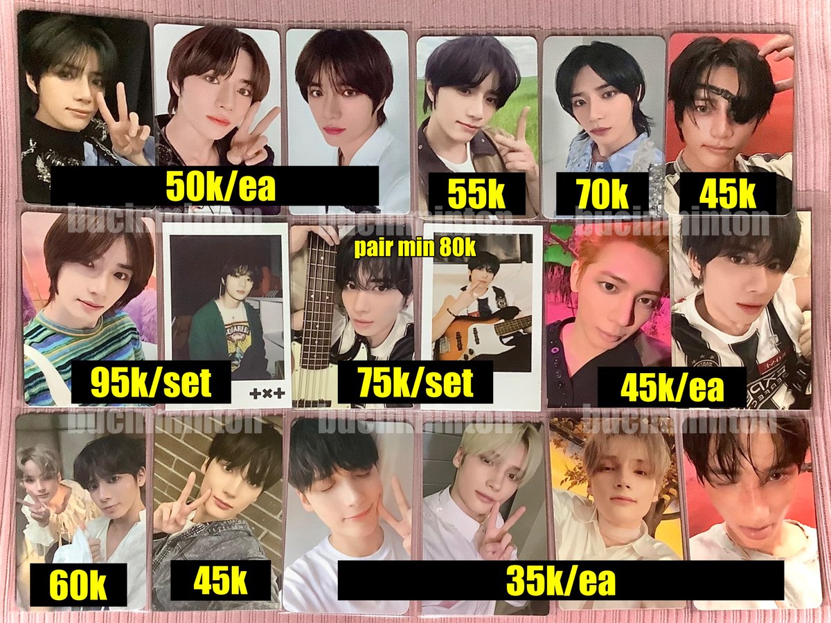 bucinminton's tweet photo. WTS AAB TXT INA
💰On pict
📍Depok
❌sensi buyer
✅keep event, harga exc admpack
Boleh DM langsung🫶

tags: soobin yeonjun beomgyu taehyun kai huening hyuka studio choom tomorrow amositt dmm afterglow rpc gitar sg26 unit bene lucky draw chikai light hwang choon dagonyang appul https://t.co/hunnzqXpOn
