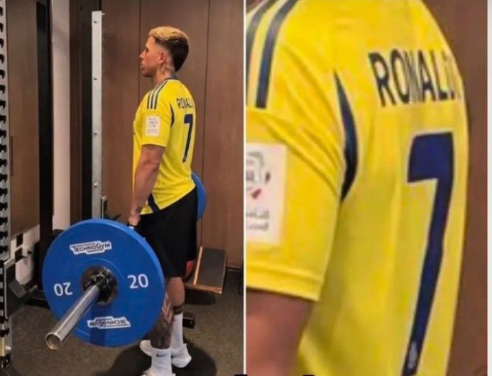 ghostmode_CR7's tweet photo. 🚨 JUST IN: Messi just unfollowed Enzo Fernandez on Instagram following his post with Ronaldo's Al-Nassr jersey.

He’s so insecure 😭 https://t.co/sgvsWJWVpR