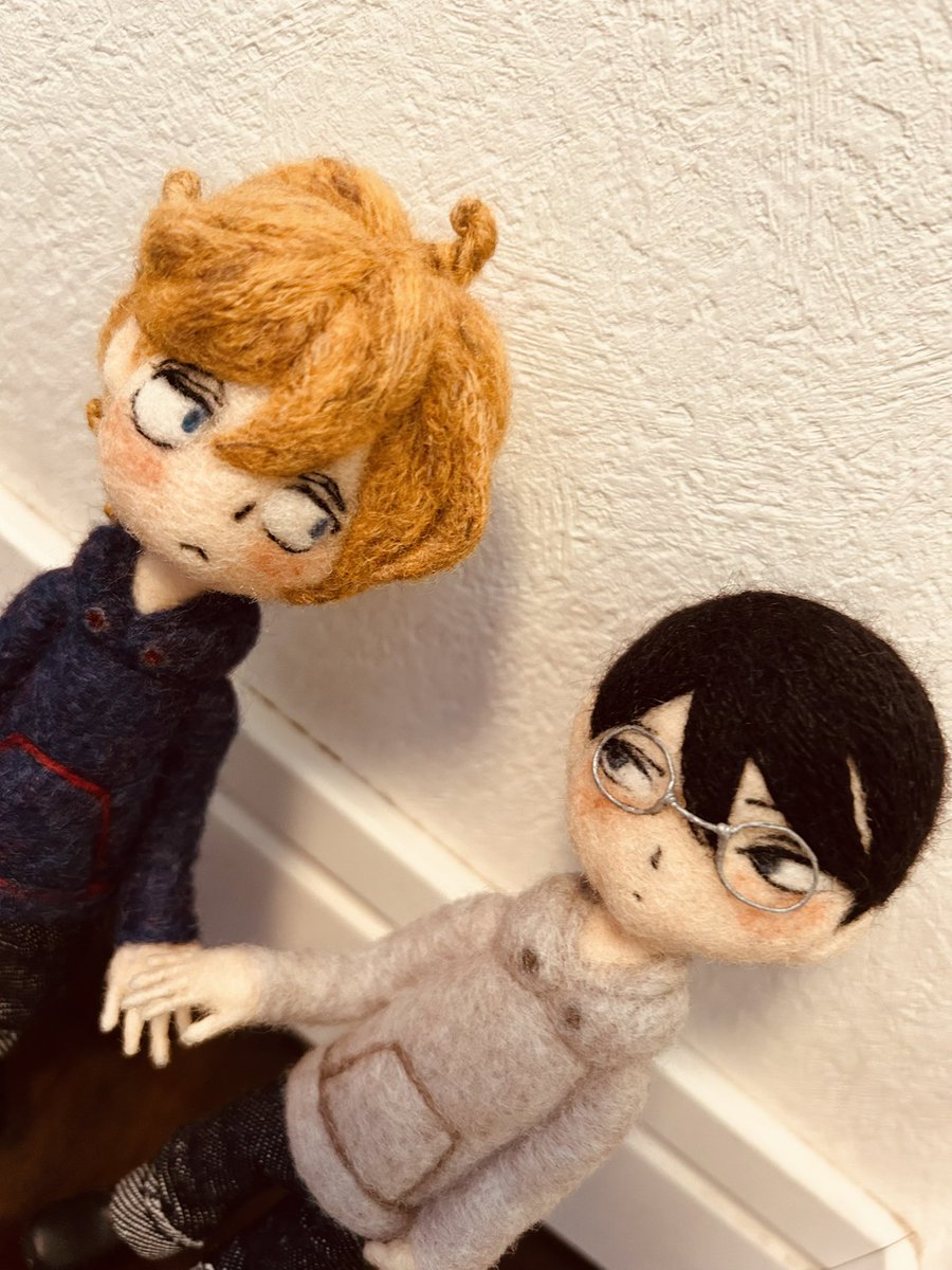 asmk_gengaten's tweet photo. 見てくださいこれ！！！すごすぎ！！！なんてかわゆらしい2人でしょう…💕草壁の半眼とかふわ毛とか、佐条さんの流し目とかとぅるっとした頭とか…🥺
こんな素敵なものをいただきまして恐縮至極です…ありがとうございました！[中] https://t.co/Xq24m6EGbZ