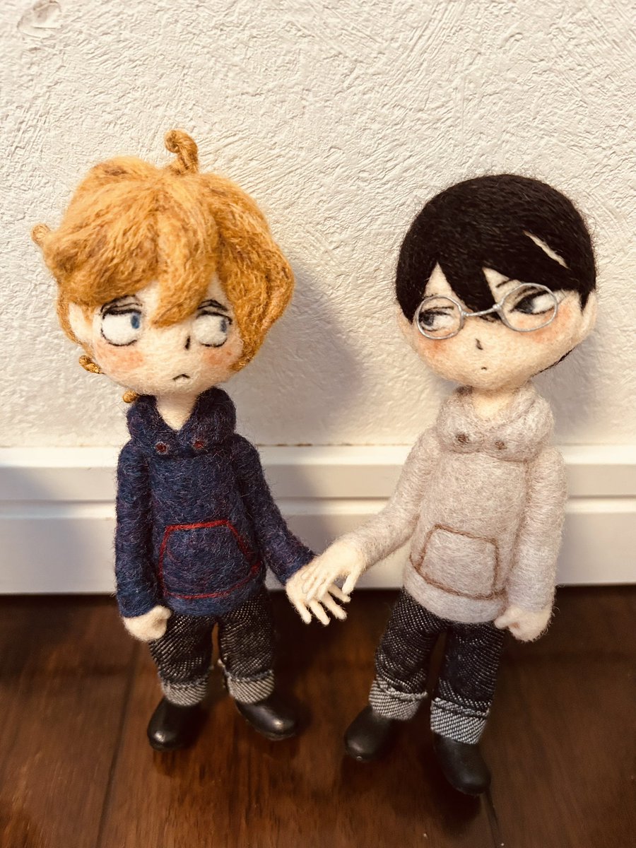 asmk_gengaten's tweet photo. 見てくださいこれ！！！すごすぎ！！！なんてかわゆらしい2人でしょう…💕草壁の半眼とかふわ毛とか、佐条さんの流し目とかとぅるっとした頭とか…🥺
こんな素敵なものをいただきまして恐縮至極です…ありがとうございました！[中] https://t.co/Xq24m6EGbZ