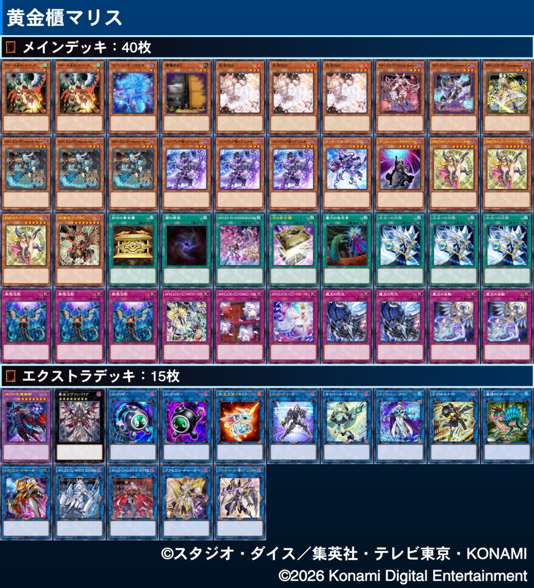 7sword7's tweet photo. 遊戯王MDは融合カップ直前になんとかM5へ。
使用したのはスパーク採用型の黄金櫃マリス。 https://t.co/h4rNKuX5d3
