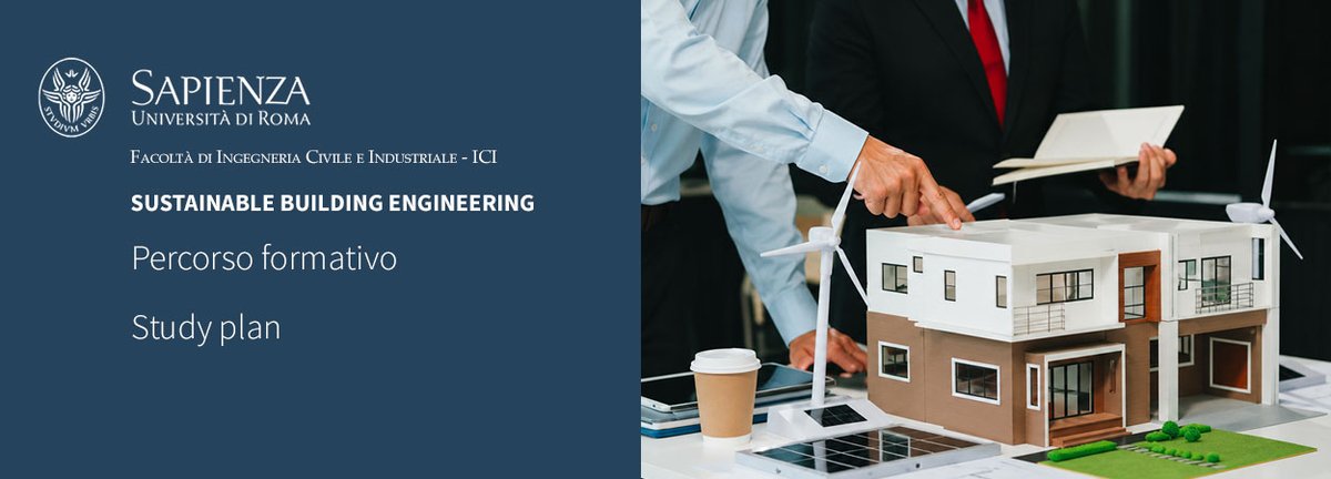 UniSabina's tweet photo. 📢 Sustainable Building Engineering | Percorso formativo • Study plan

👉 https://t.co/8ppgzrN1lm

#Sapienza #SapienzaUniversity #SustainableBuildingEngineering #PercorsoFormativo #StudyPlan #RietiCampus #SabinaUniversitas https://t.co/2uIjYkZiAs