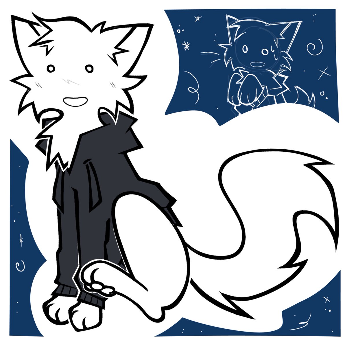 CambrianCrayon's tweet photo. some feral characters for artfight!! the second one is actually mspa reader (friendsim ver) furrified https://t.co/Gf2txBXKfP