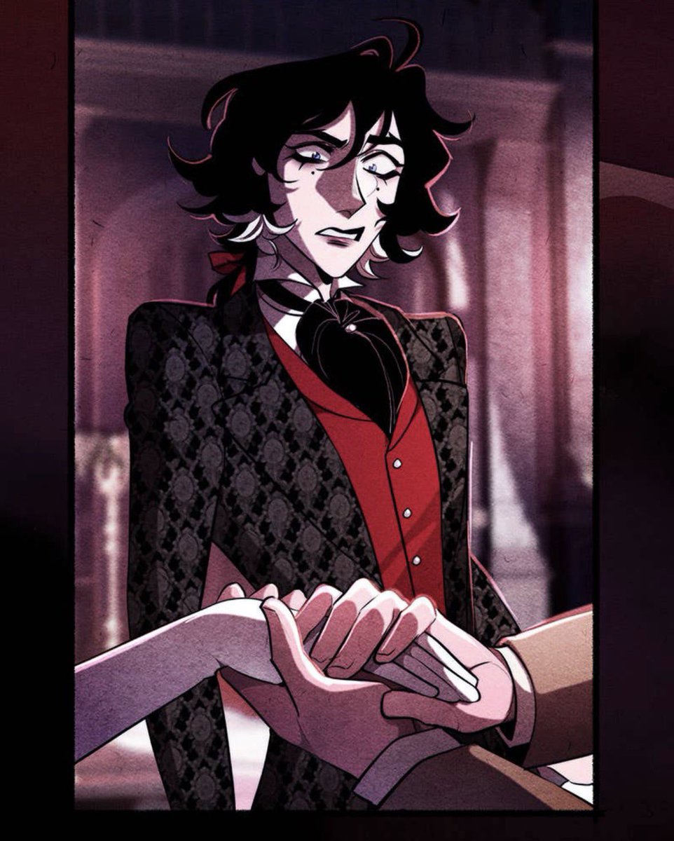 lunar_amphy's tweet photo. please for the love of god free my girl annabel, she looks uncomfortable but can’t defend herself. and lenore’s reaction 👀 ouuuhhhh #nevermorewebtoon https://t.co/wrnuKeEknf