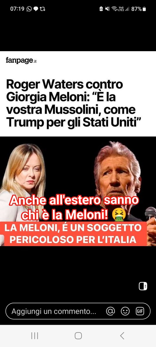 RennaNietta's tweet photo. Si è fatta conoscere ovunque, e non certo per meriti politici, i suoi seguaci dovrebbero cominciare a guardare in faccia la realtà, che è ben diversa da quella propagandistica con la quale è andata avanti finora .😏
#GovernoFuffa https://t.co/XmbotCZmjD