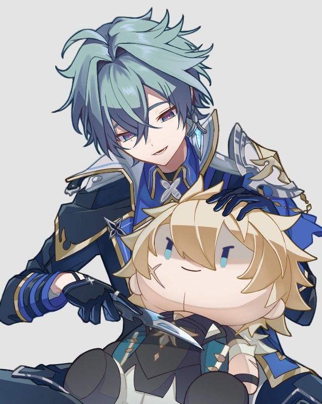 ruo_196's tweet photo. 🧸💙　#ルカエン　#Lohen https://t.co/5TRlTehtPv