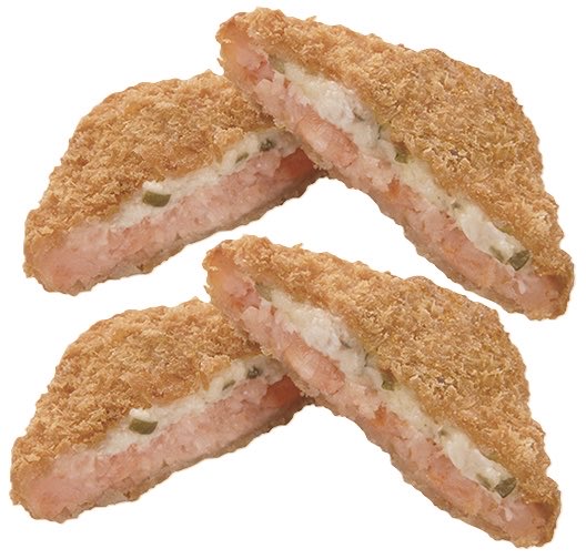 gourmetroad5's tweet photo. ８月１１日(火)よりファミリーマートから、特製海老スープを使用して旨みを引き立て、海老カツと相性の良いまろやかなタルタルソースを入れ、ぷりぷり感もアップした「えびカツ（タルタルソース入り）」が発売されます✨
https://t.co/r8vyHBhxiQ https://t.co/vvuLfSUh2j