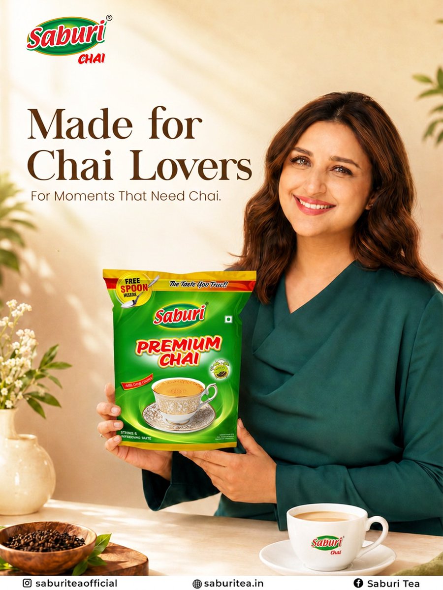 SaburiTea's tweet photo. Real ingredients. Rich aroma. Premium taste. ☕✨
From slow mornings to much-needed chai breaks, Saburi Premium Chai is made for moments that deserve something comforting.
🌐 https://t.co/OACdkOC1A5
📲 @saburiteaofficial
#SaburiTea #SaburiPremiumChai #PremiumChai #ChaiLover https://t.co/gM6dciwPpT