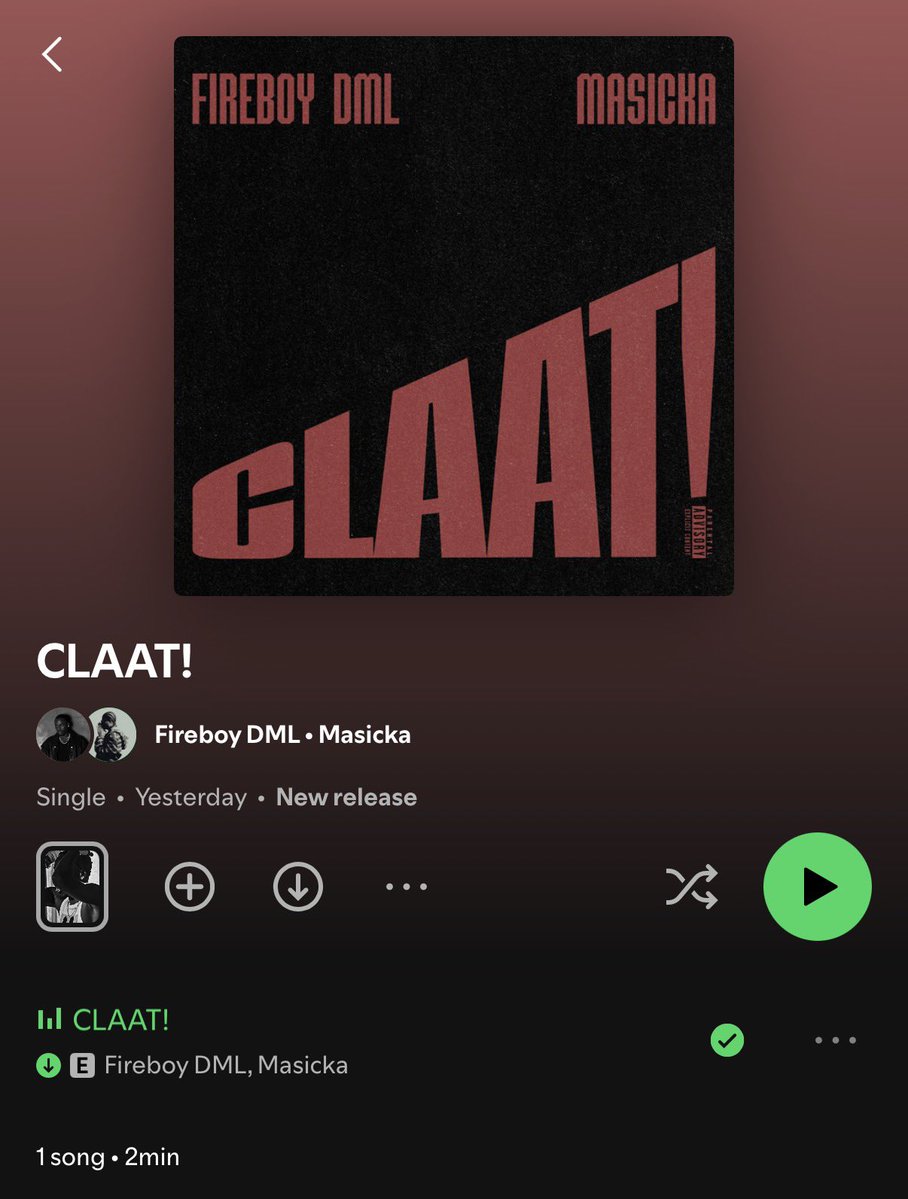 TheDamiForeign's tweet photo. Who dropped the hardest song today?🤔

Rema (TEA)                             Fireboy (CLAAT) https://t.co/E3QCO6as2f