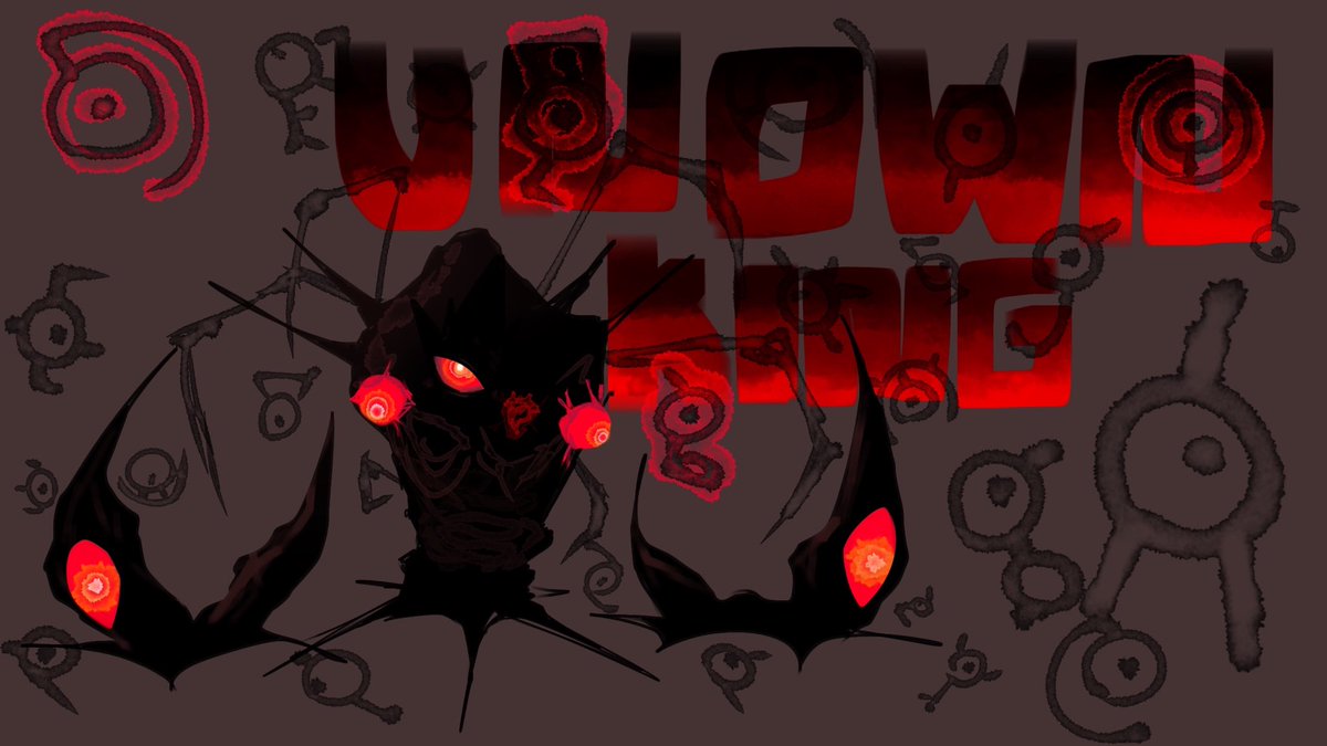 k1n5h1's tweet photo. since everyones posting their unown king take imma repost mine (not for lullaby tho) https://t.co/dWgArfRSQv