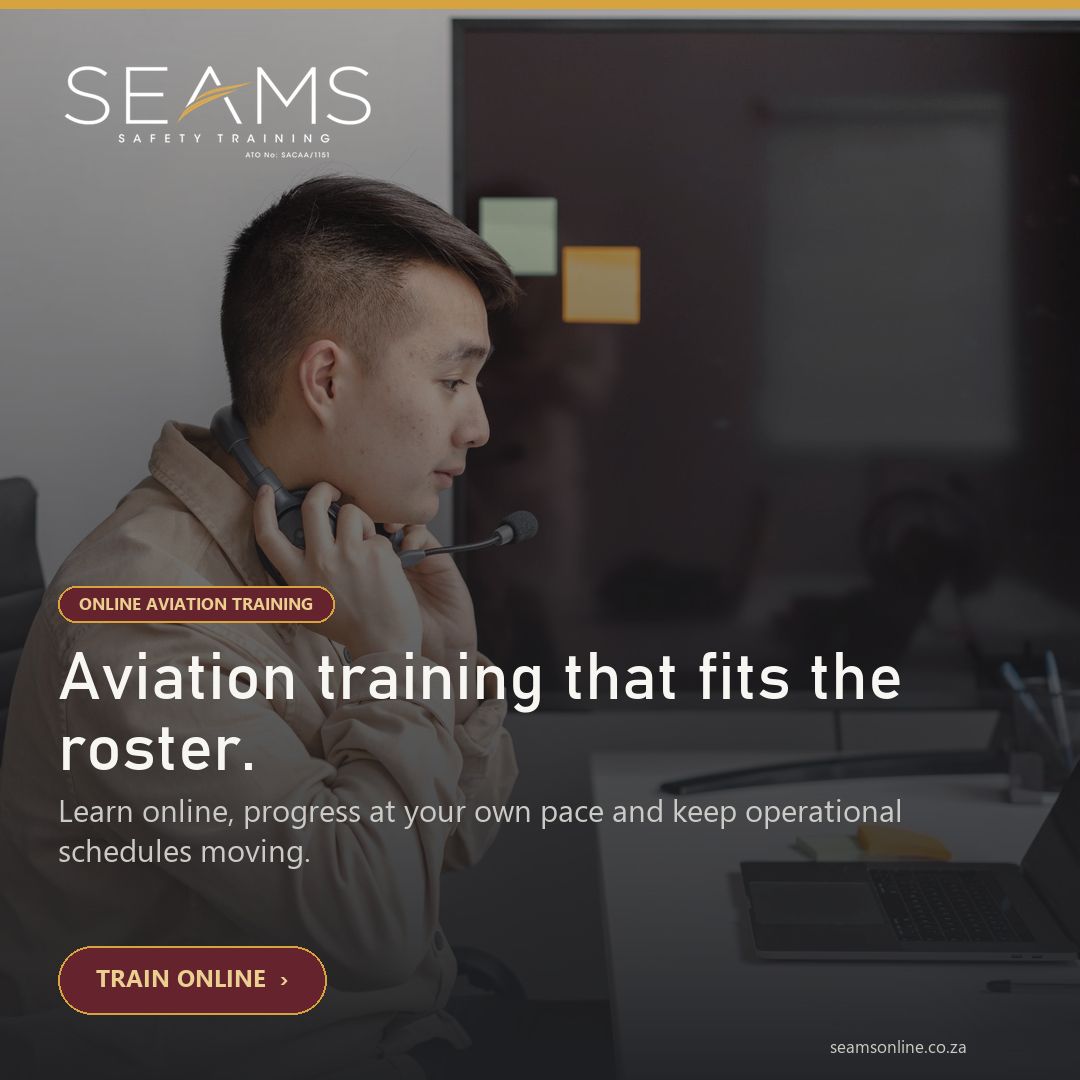 AviationAudit's tweet photo. Aviation training that fits the roster. Learn online, progress at your own pace and keep operational schedules moving.
#OnlineAviationTraining #SEAMSTraining #AviationTraining #SACAA #AviationSafety #CRM #SMS #HoniballAviation
https://t.co/Vl0mmAgd9L https://t.co/suDWh381eH