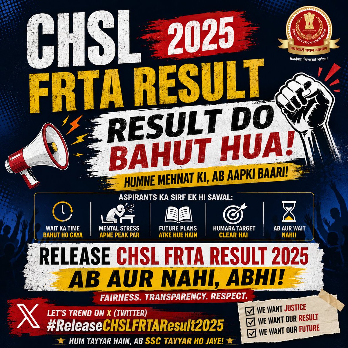 DivyansTec25243's tweet photo. Result? Kya 4 mahine me 1 result taiyar nahin ho pata?? #ssc_chsl_result_do @SSC_GoI https://t.co/ByJpTzsJT2