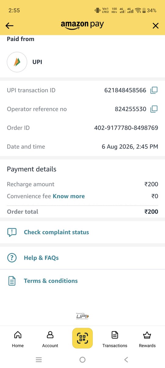 arjunshukla341's tweet photo. I accidentally did a ₹200 incorrect recharge. Since morning, I've contacted customer care 4 times. Every time, I was assured that my recharge would be upgraded and that I would receive a link, but I still haven't received any help or resolution.
@airtelindia @Airtel_Presence https://t.co/MhQAUX1pbe