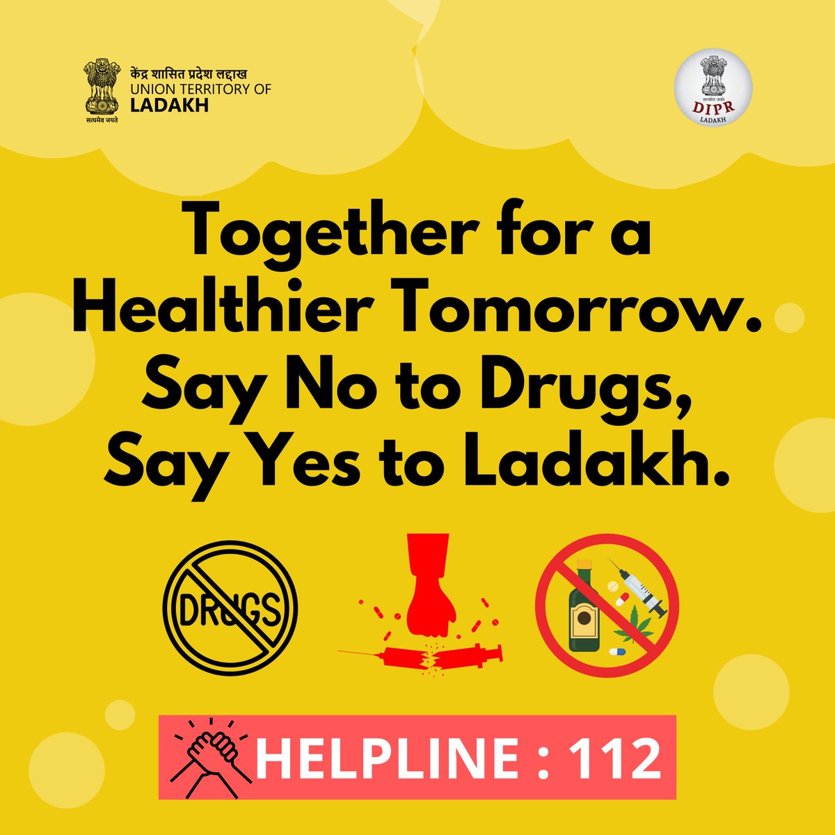 dio_leh's tweet photo. Our ancestors passed down a legacy of peace, culture, and natural beauty. 
Let’s protect our future generations from the trap of addiction.
Say NO to drugs and YES to a proud Ladakh! 

#ProtectLadakh #CulturalPride #CleanLadakh #SayNoToDrugs https://t.co/VZGUJjJpdg