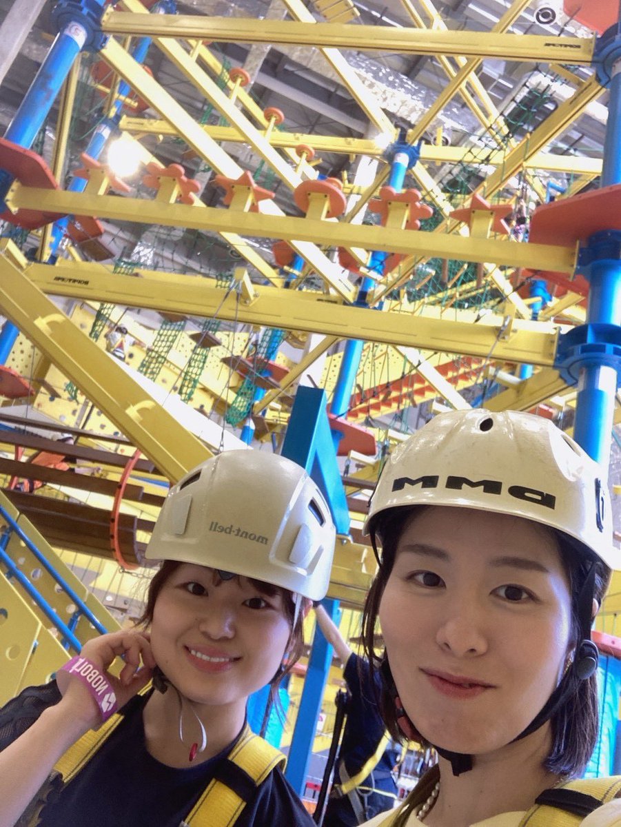 momen_atsumi's tweet photo. 短大生の頃からの友達とともに福岡のアスレチック施設 #NOBOLT(ノボルト)と #牧のうどん に行ってきました♪
い〜っぱい身体を動かせて楽しかったしうどんはとっても美味しくて2人で唸りました✨数年ぶりに会えて話せてすっごく嬉しかったし楽しかったです♥️♥️✨
#福岡 #遊び #ノボルト https://t.co/Z1eO5rcgW4