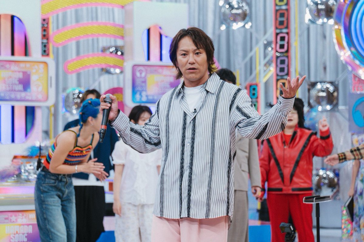 ookami_tbs's tweet photo. 🪩今夜よる7時🪩
#ハマダ歌謡祭
🌻歌謡祭軍 VS アーティスト軍 SP🌻

#松岡充 #SOPHIA
#DreamAmi
#狩野英孝
#ISSA #DAPUMP

#オオカミ少年 #浜田雅功 https://t.co/WOyNNeVODi