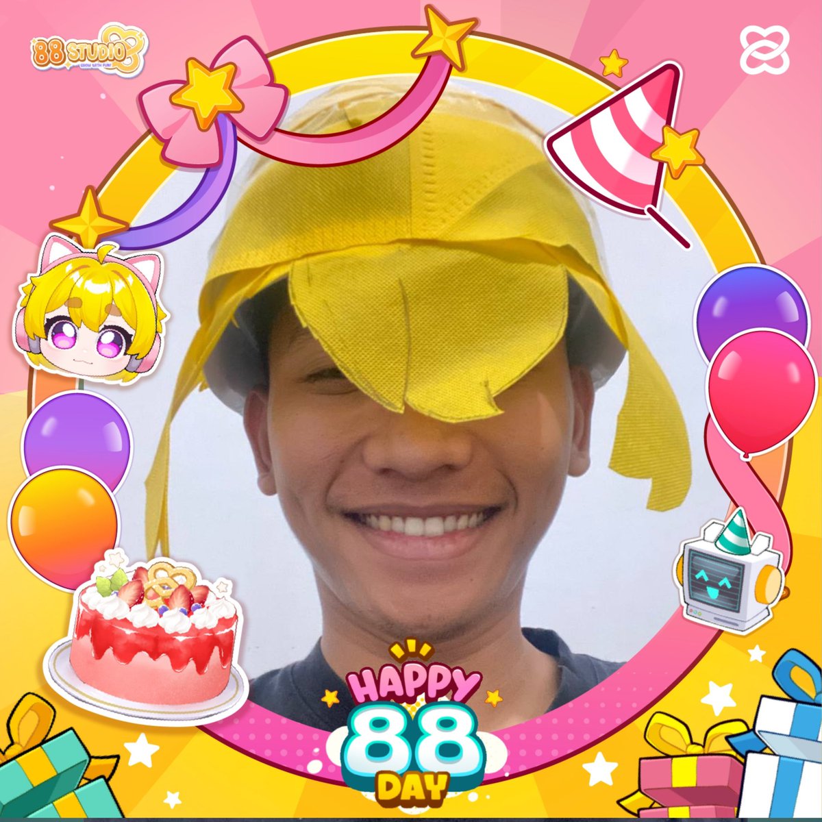 WimpyCreation's tweet photo. HAPPIEST BIRTHDAY FOR @88Studio_ID !! ππβΊοΈ
Birthday should be funπ so i hope you can smile while watching my video ππ
so proud of my self to join the birthday challenge ππ«‘
#88StudioID
@88Studio_ID https://t.co/MPFI26Gwh0