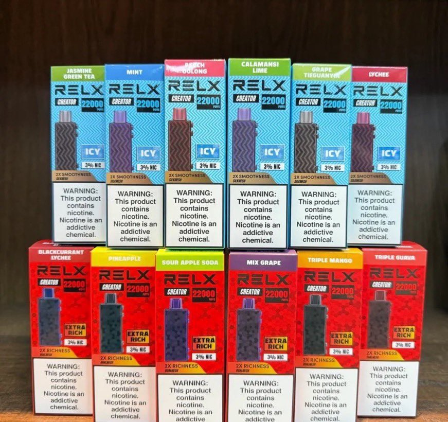 VAPESHOPTH's tweet photo. 🧸RELX เลโก้ 22000 PUFFS 🔥
เครื่อง+น้ำยาพร้อมสูบ 750.-  
เฉพาะน้ำยา 450.-

( โปรโมชั่นซื้อ 3 แถม 1 /ซื้อ5แถม2) 
สั่งครบ1โปร ส่งฟรี

👉📲 สนใจ ทักมาได้เลยครับ💬 https://t.co/fqn3NvE3gt 🛒@ 286gbpqh🎀

#พอต #พอตบุหร��่ไฟฟ้า #พอตส่งด่วน #relxพร้อมส่ง #Ralx https://t.co/vZicXtVaQQ