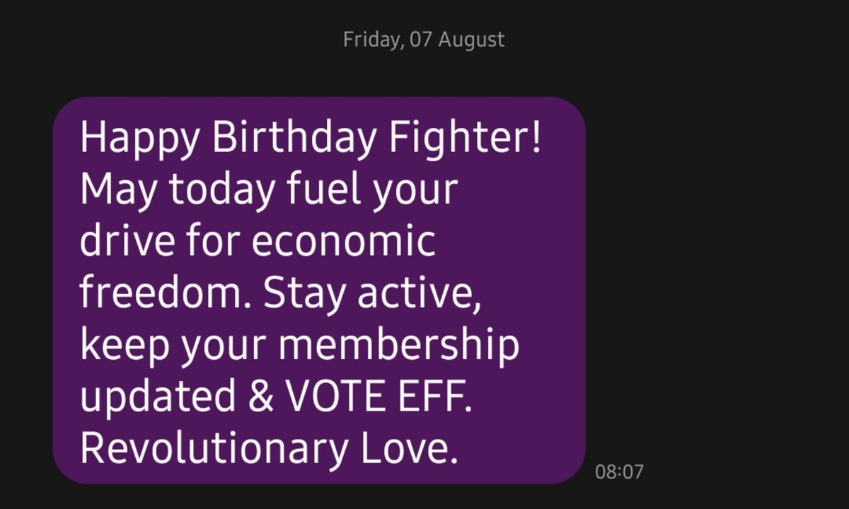 Tesfa_SA's tweet photo. @EFFSouthAfrica 🫡 https://t.co/MFMD5tJh3N