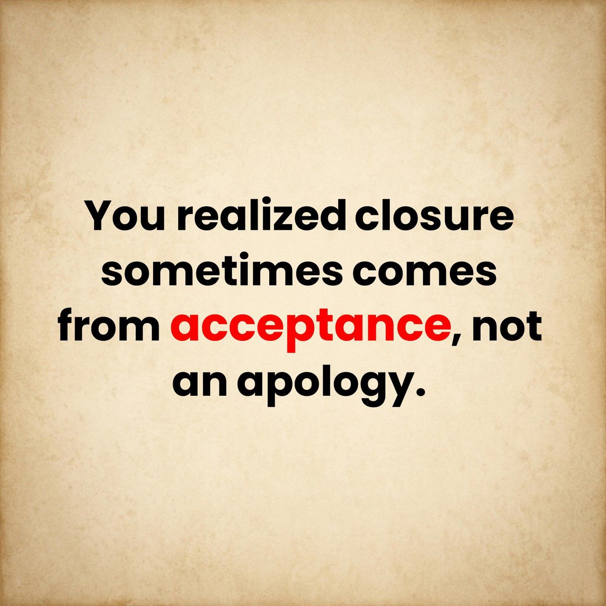loveunfilter's tweet photo. You realized closure sometimes comes from acceptance, not an apology. #HealingJourney #HeartToHeart
#LoveUnfiltered #RelationshipGoals #LoveQuotes #Love #Viral #Trending https://t.co/3WcgOkqUNW