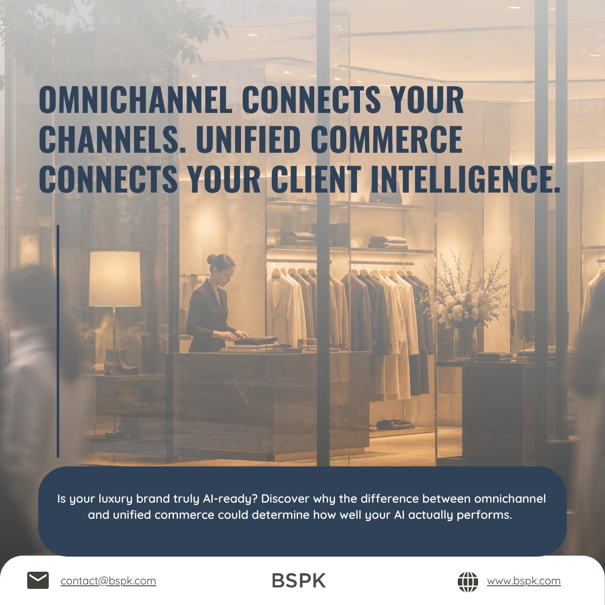 bspkagentic's tweet photo. Omnichannel was the right move for the last decade. But is it enough for the AI era?

👉 Read the full article and discover what it takes to build a truly AI-ready commerce foundation:
https://t.co/C3rCLJadg2

#BSPK https://t.co/j08PJCnJpJ