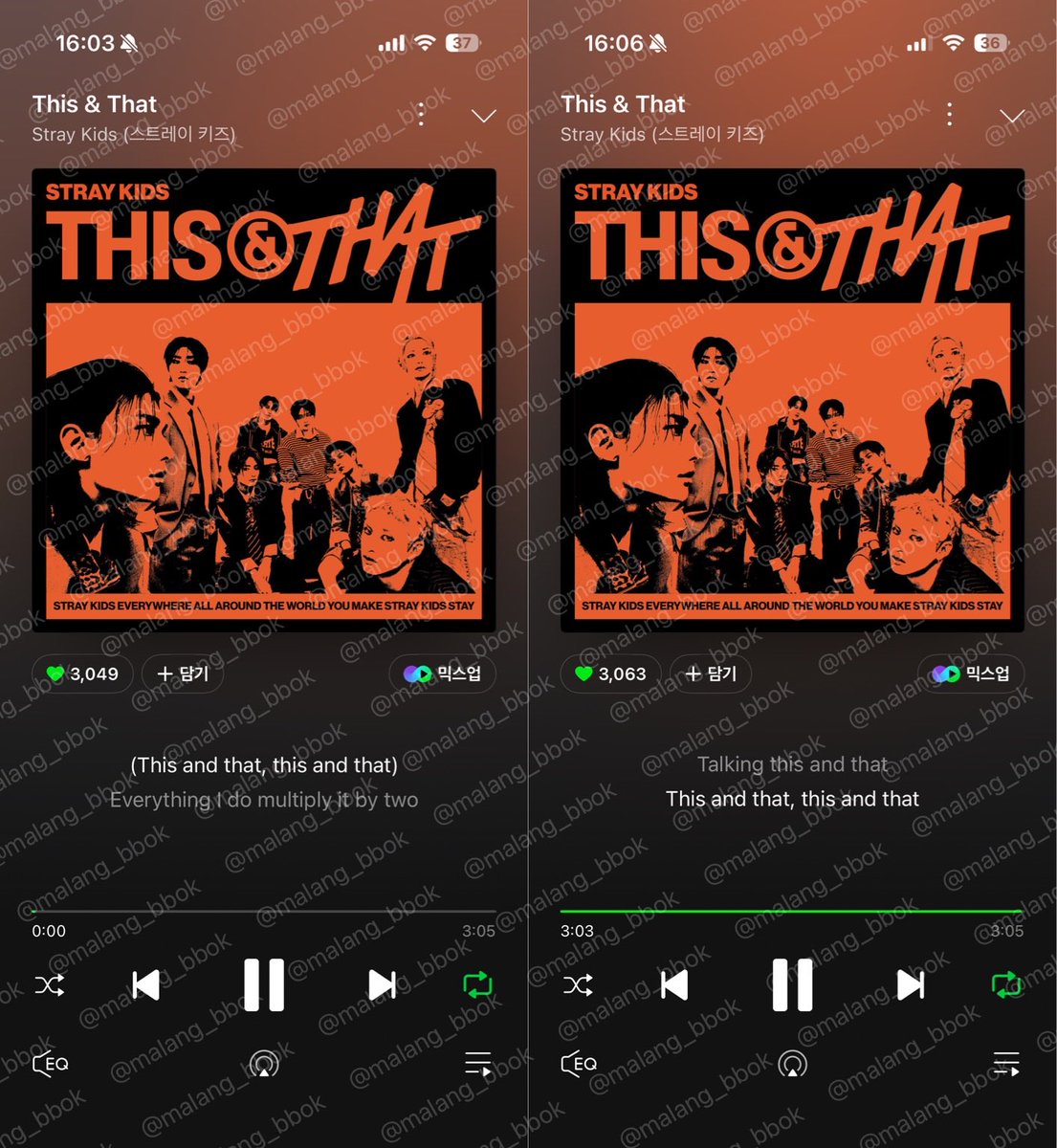 malang_bbok's tweet photo. 4시 멜론 플로 지니
#StrayKids #스트레이키즈 #THIS_AND_THAT #This_and_That_BurningTime https://t.co/45njt5tVZy
